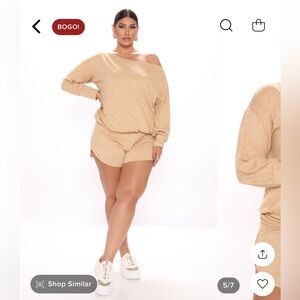 Taupe loungewear set